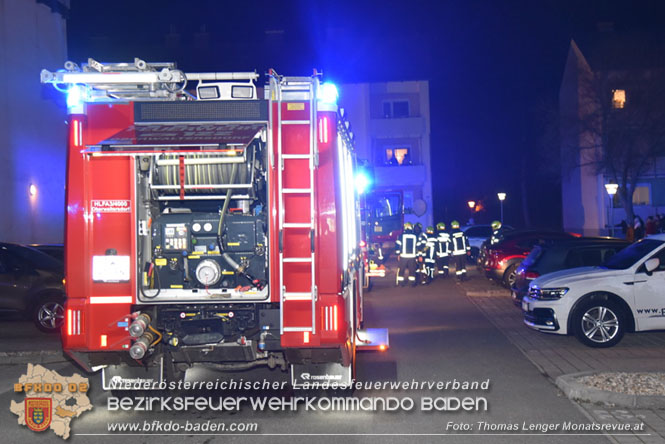 20230215 Wohnungsbrand in Trumau  Foto: Thomas Lenger Monatsreveue.at