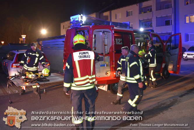 20230215 Wohnungsbrand in Trumau  Foto: Thomas Lenger Monatsreveue.at
