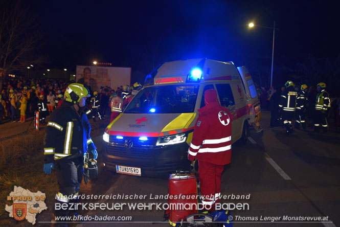 20230218 Großschadensereignis - Menschenrettung (T3) auf der B60  Foto: Thomas Lenger Monatsrevue.at