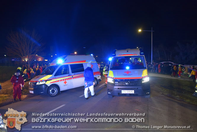 20230218 Großschadensereignis - Menschenrettung (T3) auf der B60  Foto: Thomas Lenger Monatsrevue.at