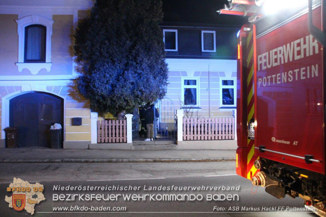 20230220 Gas Alarm in Pottenstein  Foto: ASB Markus Hackl FF Pottenstein