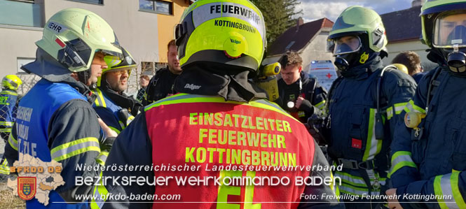20230225 Wohnhausbrand in Kottingbrunn  Foto: Melanie Pock FF Kottingbrunn