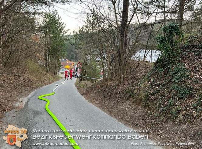 20230323 Waldbrand in Pottenstein  Foto: Freiwillige Feuerwehr Pottenstein / Stefan Schwarz, Mario Grabner