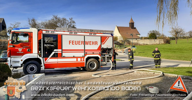 20230406 Auffüllen des Löschwasserspeichers Schwarzensee/Neuhaus mit 60.000 Litern Foto: Freiwillige Feuerwehr Neuhaus/Triesting 20230406 Auffüllen des Löschwasserspeichers Schwarzensee/Neuhaus mit 60.000 Litern Foto: Freiwillige Feuerwehr Neuhaus/Triesting
