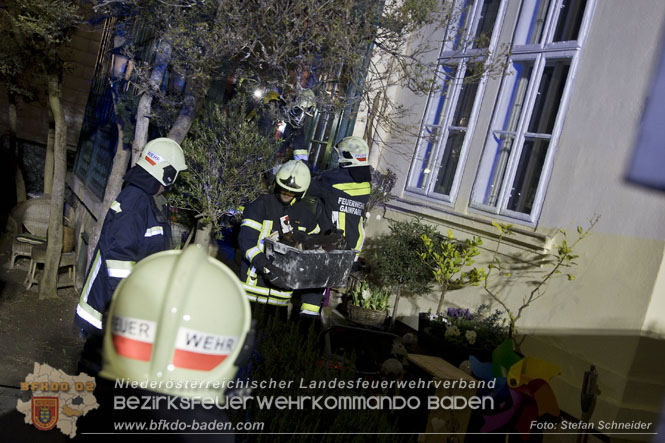 20230410 Wohnungsbrand am Ostermontag in Gainfarn Foto: Stefan Schneider BFKDO BADEN 20230410 Wohnungsbrand am Ostermontag in Gainfarn Foto: Stefan Schneider BFKDO BADEN