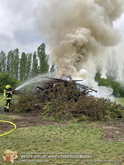 20230513 Brand eines Grünschnitthaufens in Oeynhausen Foto: Freiwillige Feuerwehr Oeynhausen 20230513 Brand eines Grünschnitthaufens in Oeynhausen Foto: Freiwillige Feuerwehr Oeynhausen