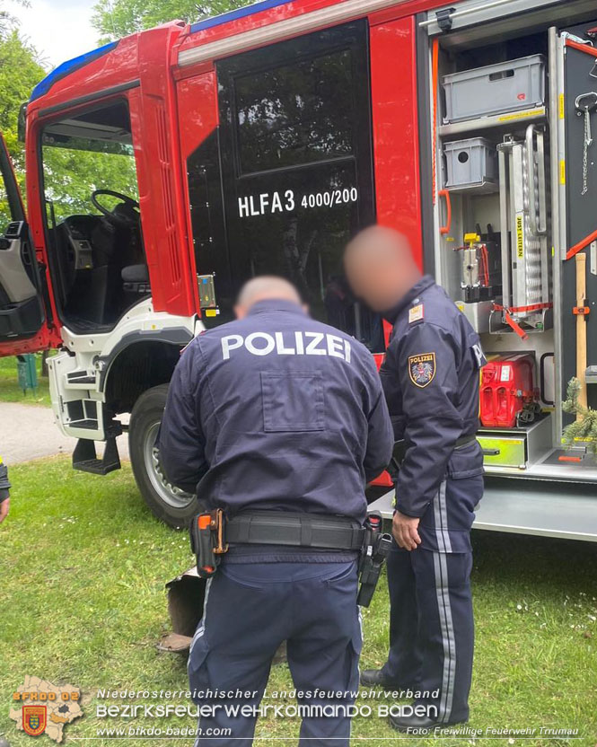 20230511 Unterstützung für die Gemeinde nahm dramatische Wendung in Trumau   Foto: Freiwillige Feuerwehr Trumau