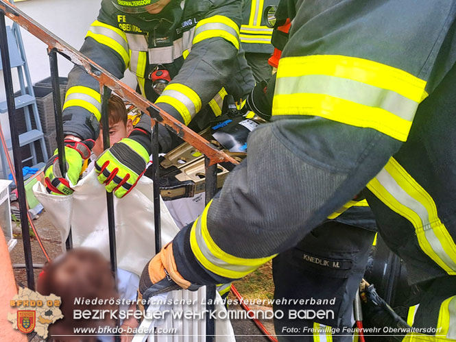 20230717 Kleines Mädchen mit schwerem Gerät befreit Foto: Freiwillige Feuerwehr Oberwaltersdorf 20230717 Kleines Mädchen mit schwerem Gerät befreit Foto: Freiwillige Feuerwehr Oberwaltersdorf