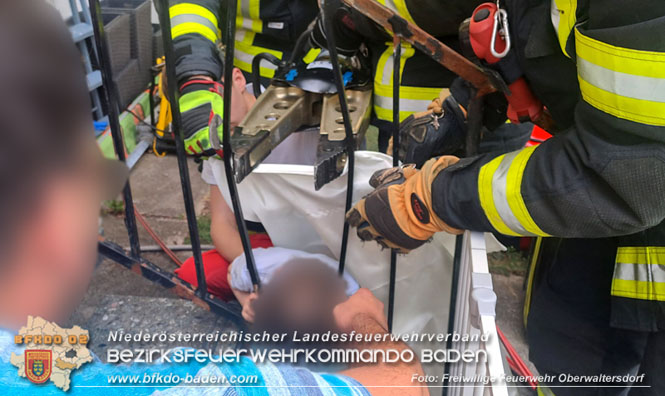 20230717 Kleines Mädchen mit schwerem Gerät befreit Foto: Freiwillige Feuerwehr Oberwaltersdorf 20230717 Kleines Mädchen mit schwerem Gerät befreit Foto: Freiwillige Feuerwehr Oberwaltersdorf