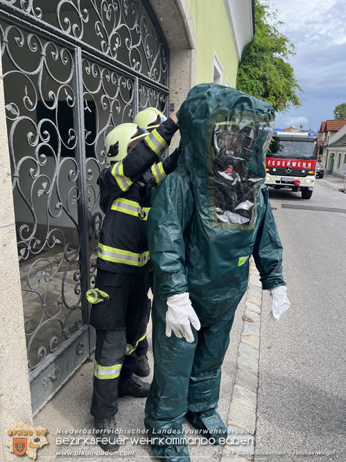 20230725 Schadstoffunfall in Gumpoldskirchen Bezirk Moedling   Foto: FF Gumpoldskirchen / Thomas Weigel 