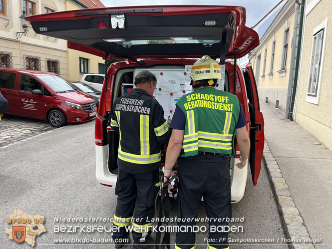 20230725 Schadstoffunfall in Gumpoldskirchen Bezirk Moedling   Foto: FF Gumpoldskirchen / Thomas Weigel 