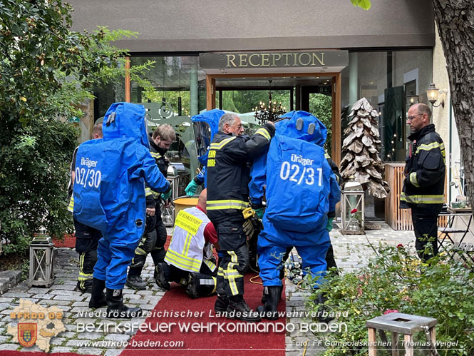 20230725 Schadstoffunfall in Gumpoldskirchen Bezirk Moedling   Foto: FF Gumpoldskirchen / Thomas Weigel 