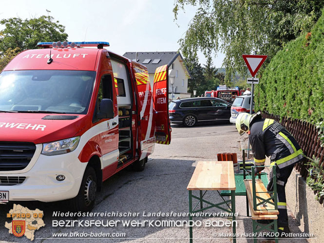 20230819 Kellerbrand in einem Reihenhaus in Enzesfeld/Lindabrunn Foto: ASB ÖA Markus Hackl AFKDO Pottenstein 20230819 Kellerbrand in einem Reihenhaus in Enzesfeld/Lindabrunn Foto: ASB ÖA Markus Hackl AFKDO Pottenstein