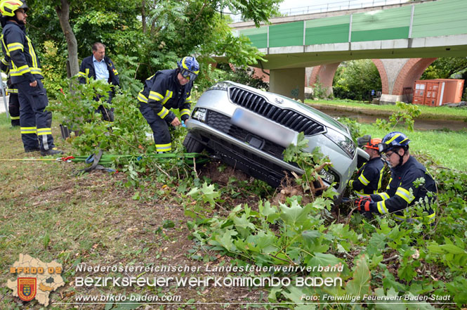 20230829_Personenrettung aus Notlage in Baden  Foto: Viktor van de Castell / Freiwillige Feuerwehr Baden-Stadt
