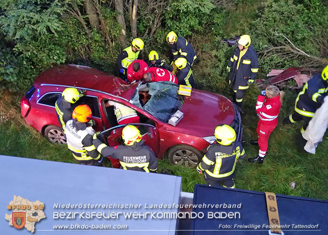 20230830 Verkehrsunfall auf der L157 Tattendorf - Oeynhausen  Foto: Freiwillige Feuerwehr Tattendorf