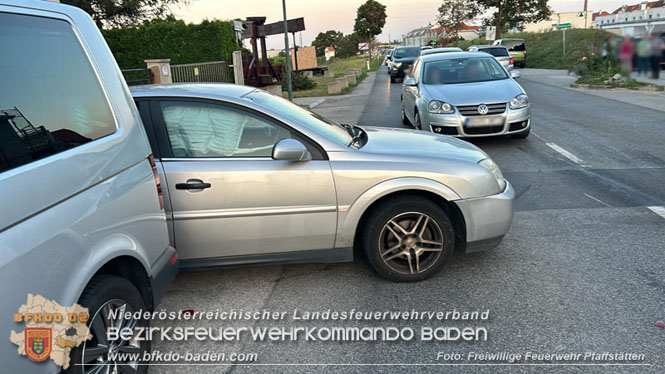 20230926_Verkehrsunfall bei Ortseinfahrt  Foto: Freiwillige Feuerwehr Pfaffstätten