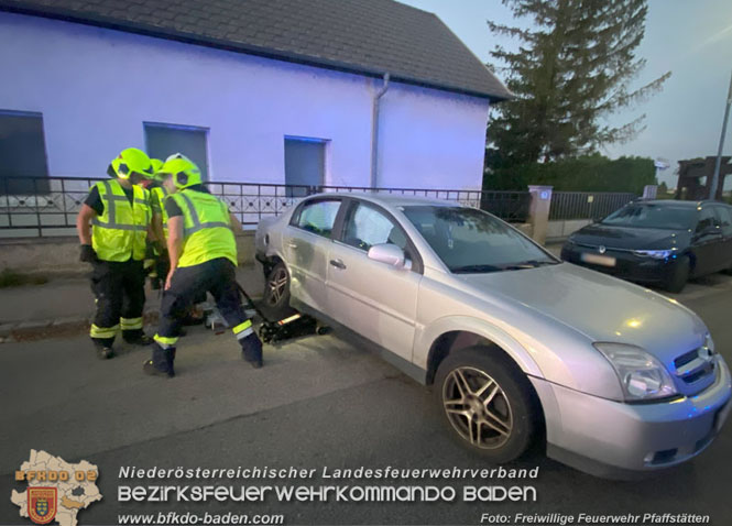 20230926_Verkehrsunfall bei Ortseinfahrt  Foto: Freiwillige Feuerwehr Pfaffstätten