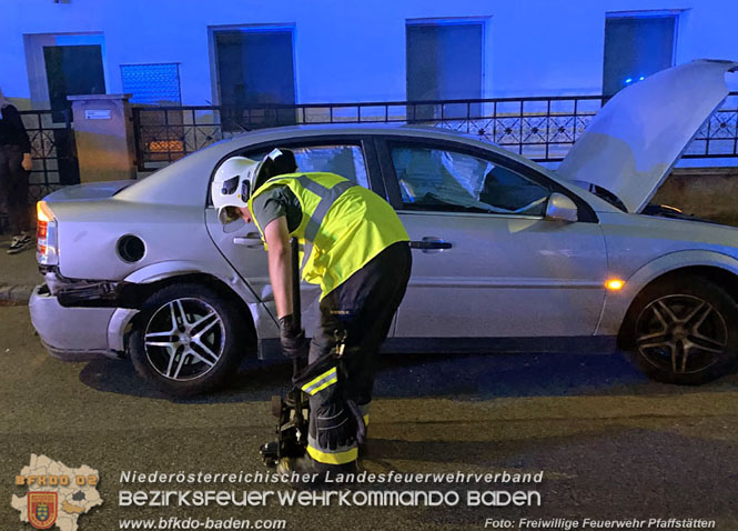20230926_Verkehrsunfall bei Ortseinfahrt  Foto: Freiwillige Feuerwehr Pfaffstätten