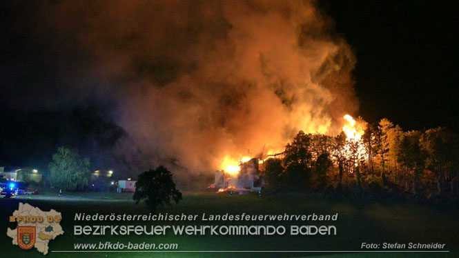 20231007_Großbrand in Heizungsanlage von Hühnerstall in Schwarzensee/Neuhaus Foto: Stefan Schneider BFK Baden 20231007_Großbrand in Heizungsanlage von Hühnerstall in Schwarzensee/Neuhaus Foto: Stefan Schneider BFK Baden