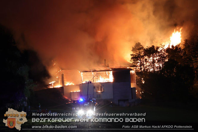 20231007_Großbrand in Heizungsanlage von Hühnerstall in Schwarzensee/Neuhaus Foto: ASB Markus Hackl AFK Pottenstein 20231007_Großbrand in Heizungsanlage von Hühnerstall in Schwarzensee/Neuhaus Foto: ASB Markus Hackl AFK Pottenstein