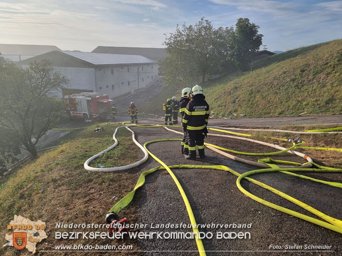 20231007_Großbrand in Heizungsanlage von Hühnerstall in Schwarzensee/Neuhaus Foto: Stefan Schneider BFK Baden 20231007_Großbrand in Heizungsanlage von Hühnerstall in Schwarzensee/Neuhaus Foto: Stefan Schneider BFK Baden