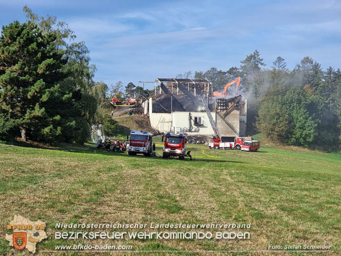 20231007_Großbrand in Heizungsanlage von Hühnerstall in Schwarzensee/Neuhaus Foto: Stefan Schneider BFK Baden 20231007_Großbrand in Heizungsanlage von Hühnerstall in Schwarzensee/Neuhaus Foto: Stefan Schneider BFK Baden