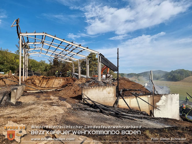 20231007_Großbrand in Heizungsanlage von Hühnerstall in Schwarzensee/Neuhaus Foto: Stefan Schneider BFK Baden 20231007_Großbrand in Heizungsanlage von Hühnerstall in Schwarzensee/Neuhaus Foto: Stefan Schneider BFK Baden