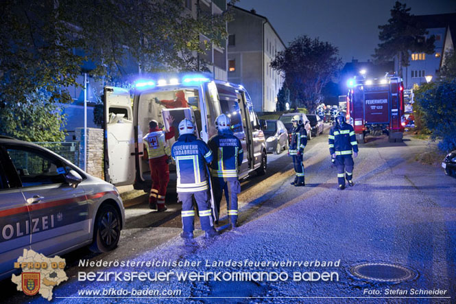 20231018 Wohnungsbrand in Enzesfeld Foto: Stefan Schneider BFKDO BADEN 20231018 Wohnungsbrand in Enzesfeld Foto: Stefan Schneider BFKDO BADEN