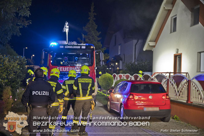 20231019 Kellerbrand im Einfamilienhaus in Günselsdorf  Foto: Stefan Schneider