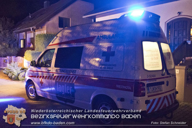 20231019 Kellerbrand im Einfamilienhaus in Günselsdorf  Foto: Stefan Schneider