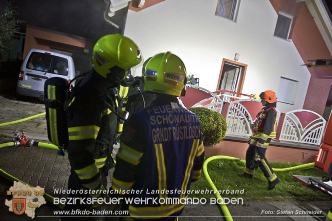 20231019 Kellerbrand im Einfamilienhaus in Günselsdorf  Foto: Stefan Schneider