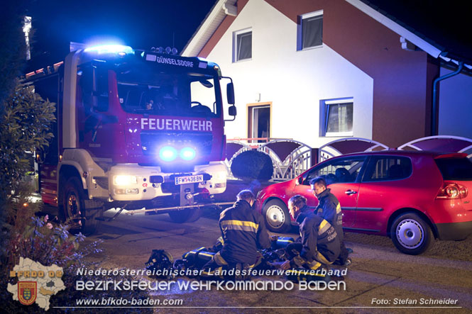 20231019 Kellerbrand im Einfamilienhaus in Günselsdorf  Foto: Stefan Schneider
