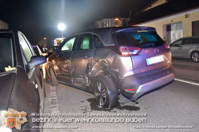 20231029 Alko-Lenker verursacht Unfall mit 4 Pkws in Trumau   Foto: Thomas Lenger Monatsrevue.at