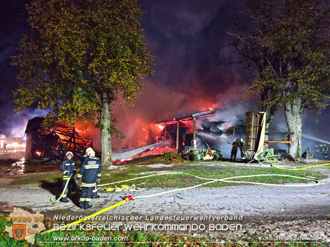 20231105 Großbrand in Klein-Mariazell Altenmarkt a.d.Triesting  Foto: Stefan Schneider