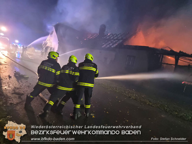 20231105 Großbrand in Klein-Mariazell Altenmarkt a.d.Triesting  Foto: Stefan Schneider