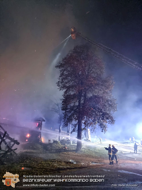 20231105 Großbrand in Klein-Mariazell Altenmarkt a.d.Triesting  Foto: Stefan Schneider