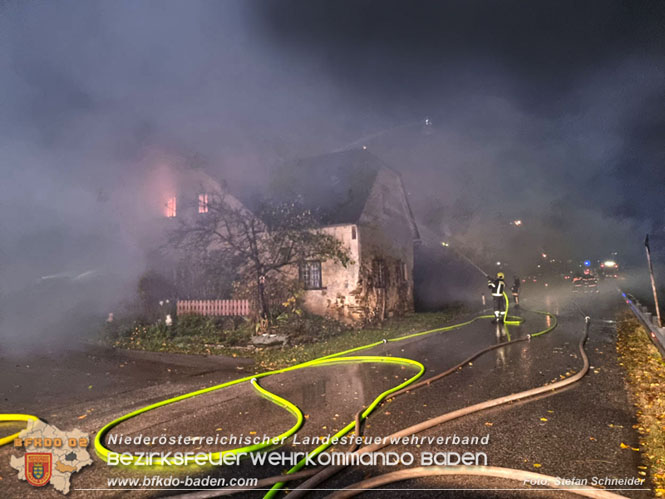 20231105 Großbrand in Klein-Mariazell Altenmarkt a.d.Triesting  Foto: Stefan Schneider