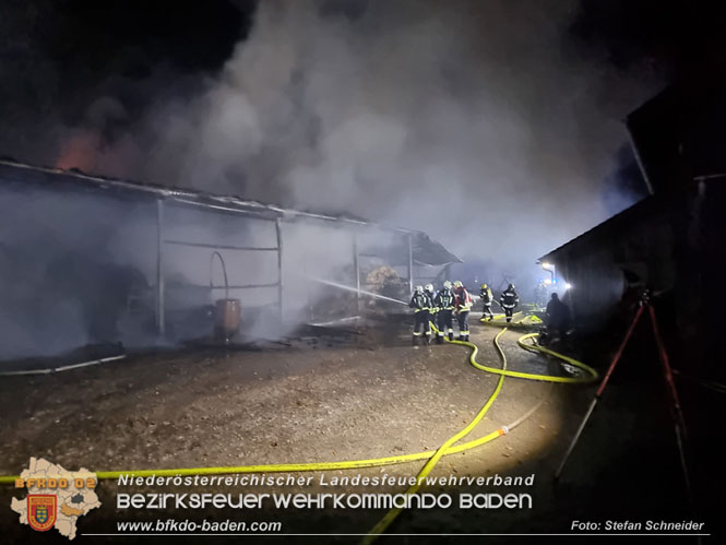 20231105 Großbrand in Klein-Mariazell Altenmarkt a.d.Triesting  Foto: Stefan Schneider