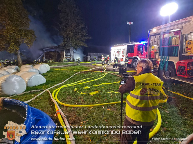20231105 Großbrand in Klein-Mariazell Altenmarkt a.d.Triesting  Foto: Stefan Schneider