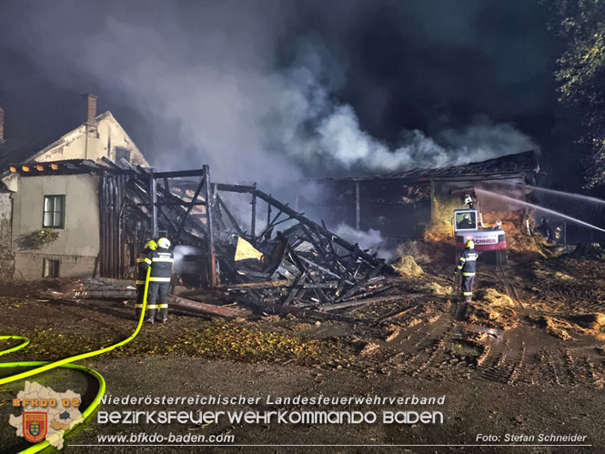 20231105 Großbrand in Klein-Mariazell Altenmarkt a.d.Triesting  Foto: Stefan Schneider