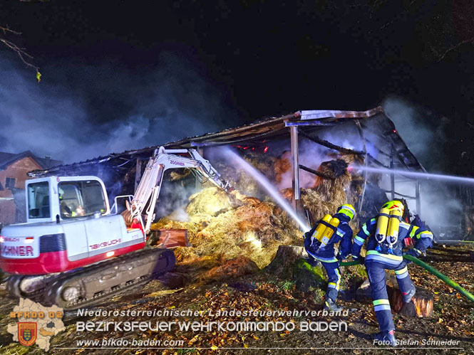 20231105 Großbrand in Klein-Mariazell Altenmarkt a.d.Triesting  Foto: Stefan Schneider