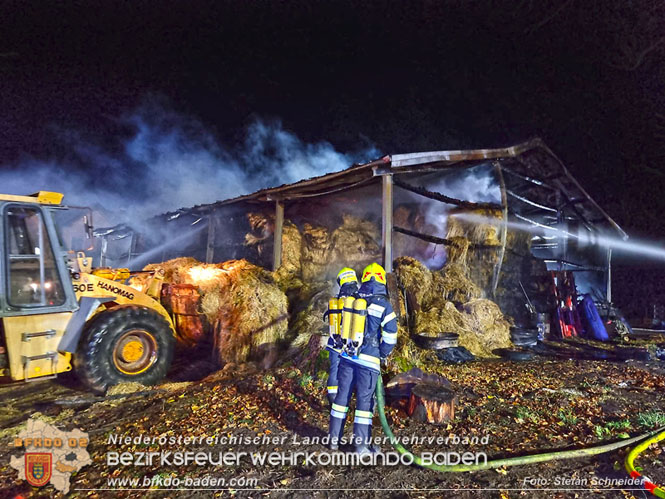 20231105 Großbrand in Klein-Mariazell Altenmarkt a.d.Triesting  Foto: Stefan Schneider