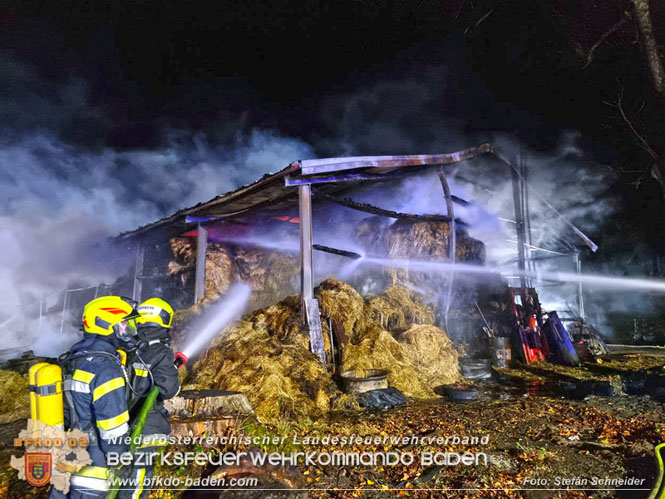 20231105 Großbrand in Klein-Mariazell Altenmarkt a.d.Triesting  Foto: Stefan Schneider