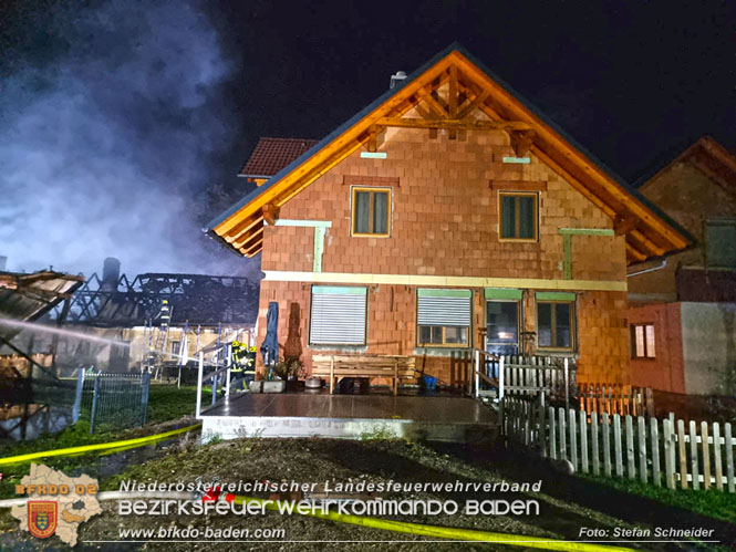 20231105 Großbrand in Klein-Mariazell Altenmarkt a.d.Triesting  Foto: Stefan Schneider