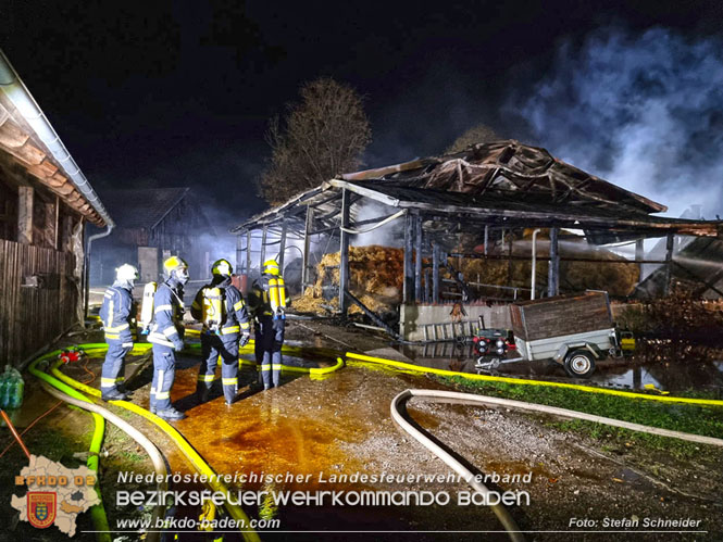 20231105 Großbrand in Klein-Mariazell Altenmarkt a.d.Triesting  Foto: Stefan Schneider