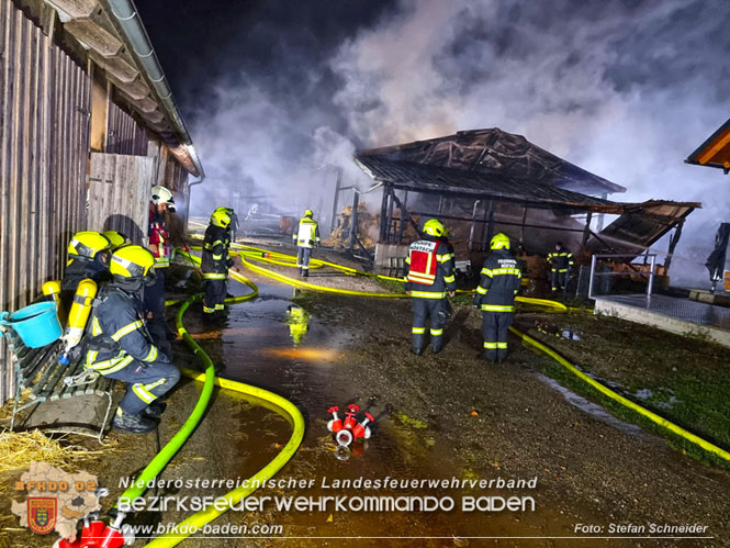 20231105 Großbrand in Klein-Mariazell Altenmarkt a.d.Triesting  Foto: Stefan Schneider