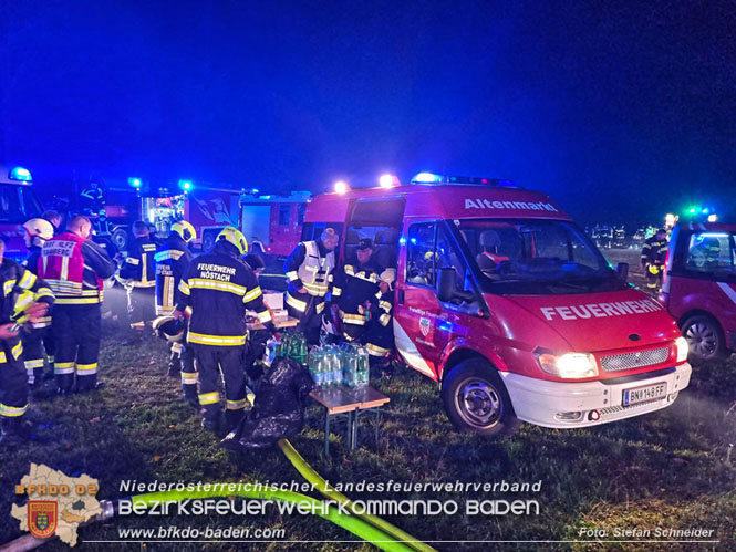 20231105 Großbrand in Klein-Mariazell Altenmarkt a.d.Triesting  Foto: Stefan Schneider