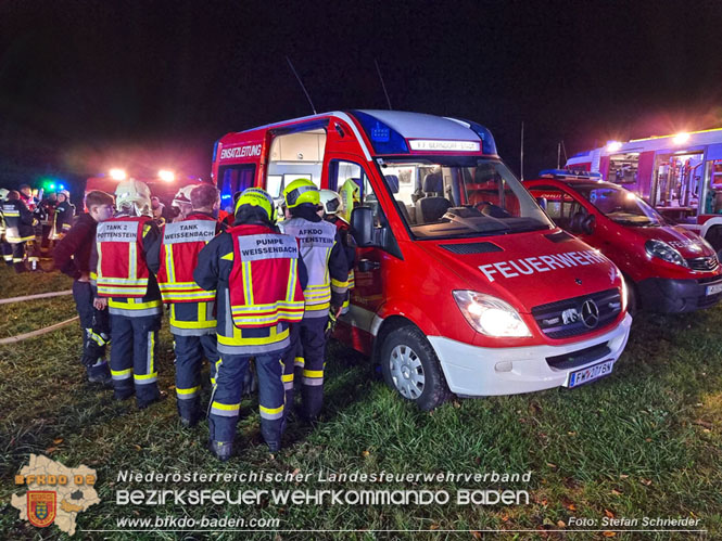 20231105 Großbrand in Klein-Mariazell Altenmarkt a.d.Triesting  Foto: Stefan Schneider