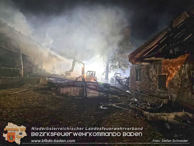 20231105 Großbrand in Klein-Mariazell Altenmarkt a.d.Triesting  Foto: Stefan Schneider