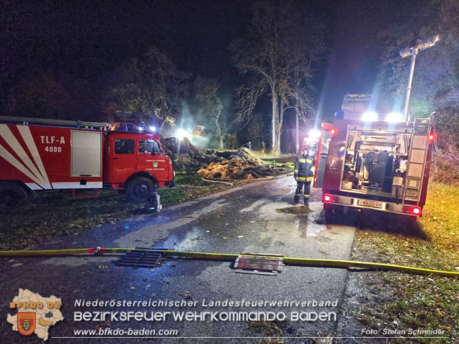 20231105 Großbrand in Klein-Mariazell Altenmarkt a.d.Triesting  Foto: Stefan Schneider